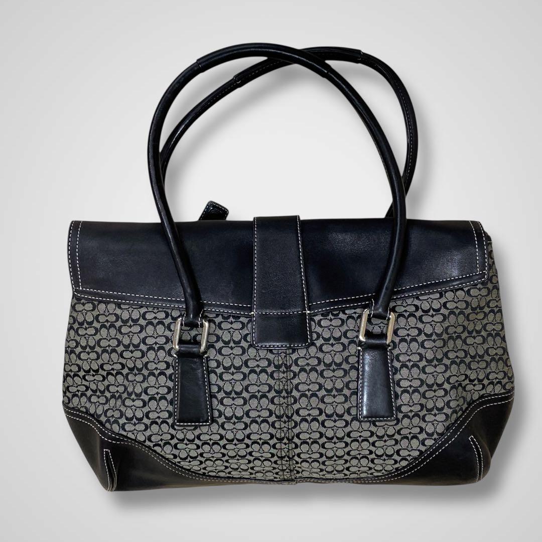 極美品 coach archive vintage old soho bag 黒