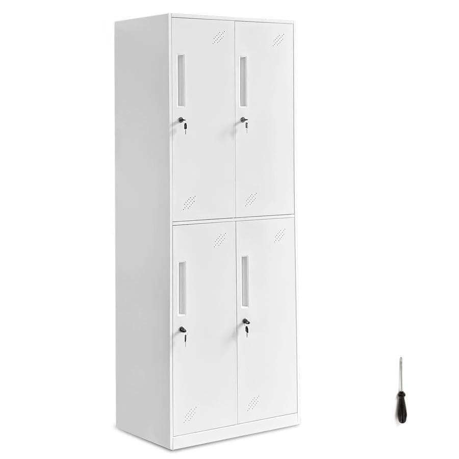 ロッカー 鍵付き ロッカー 収納 ロッカー 4人用 オフィス用品鍵付き(4人用)