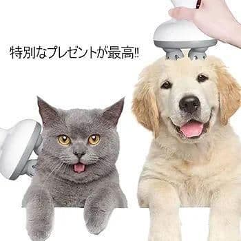 電動 頭皮ブラシ IPX7防水 自宅 風呂 3Ｄ技術 USB充電台座　ペット