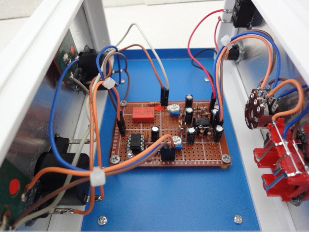 自作ステレオVUメーター191号機（TEACピーク表示付）