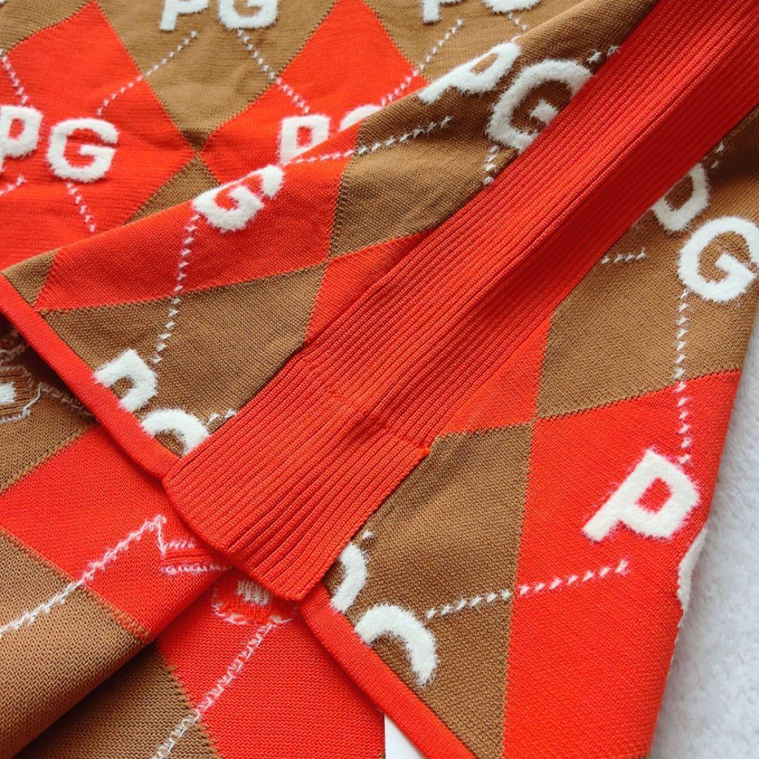 極美品　近年　パーリーゲイツ　セットアップ　アーガイル　PG柄　ニット　スカート