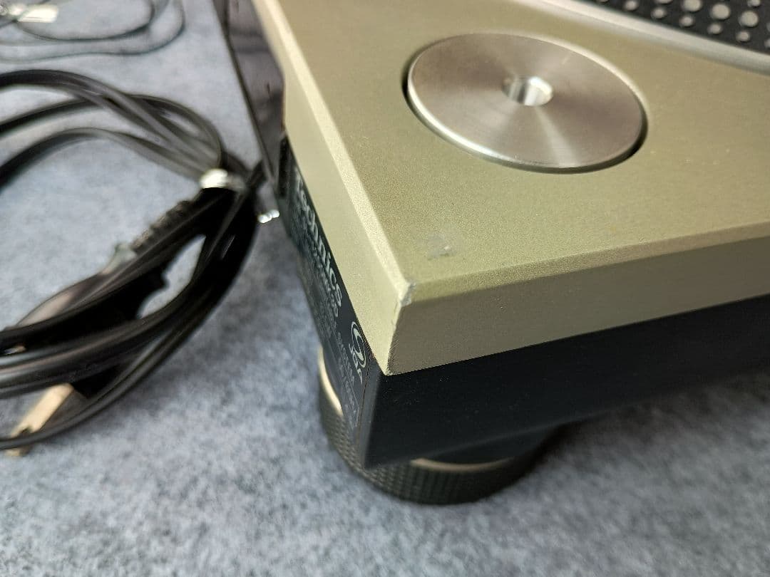 Technics SL-1200MK3D ターンテーブル シルバー カバー付き