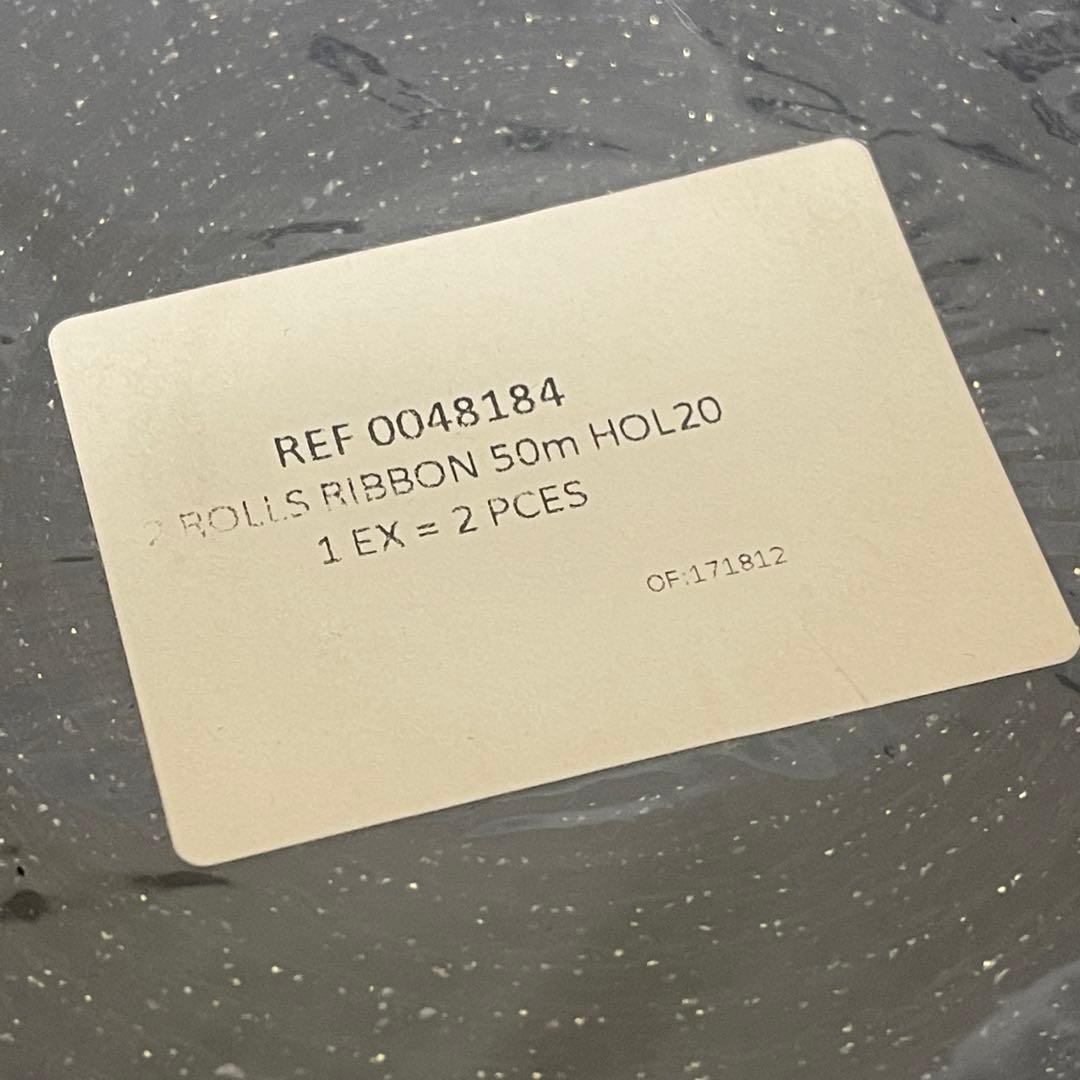 シャネル　ラッピングリボン2ロール合計100メートル　2020ホリデー限定