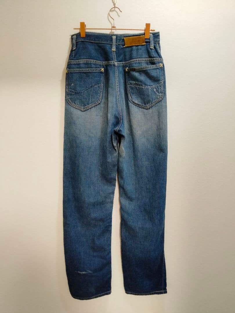 LEE 341Z センター赤タグ　50s 片耳　色濃い目　革パッチ　ライトオンス