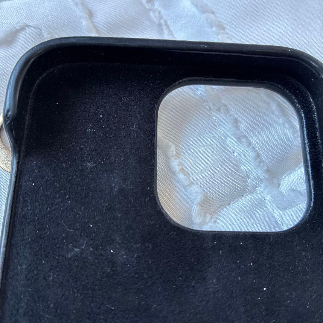 クリスチャンディオール ブラック キルティング iPhoneケース 13Pro