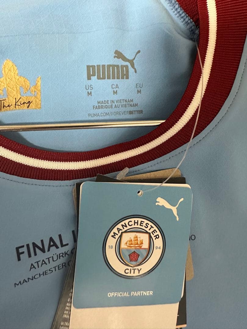 【新品タグ付き】マンチェスターシティ　ホーム選手支給　グリーリッシュ