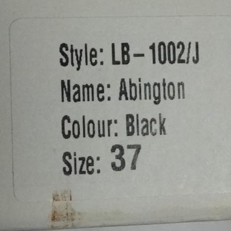 MACKINTOSH ABINGTON レインシューズ 37 ブラック