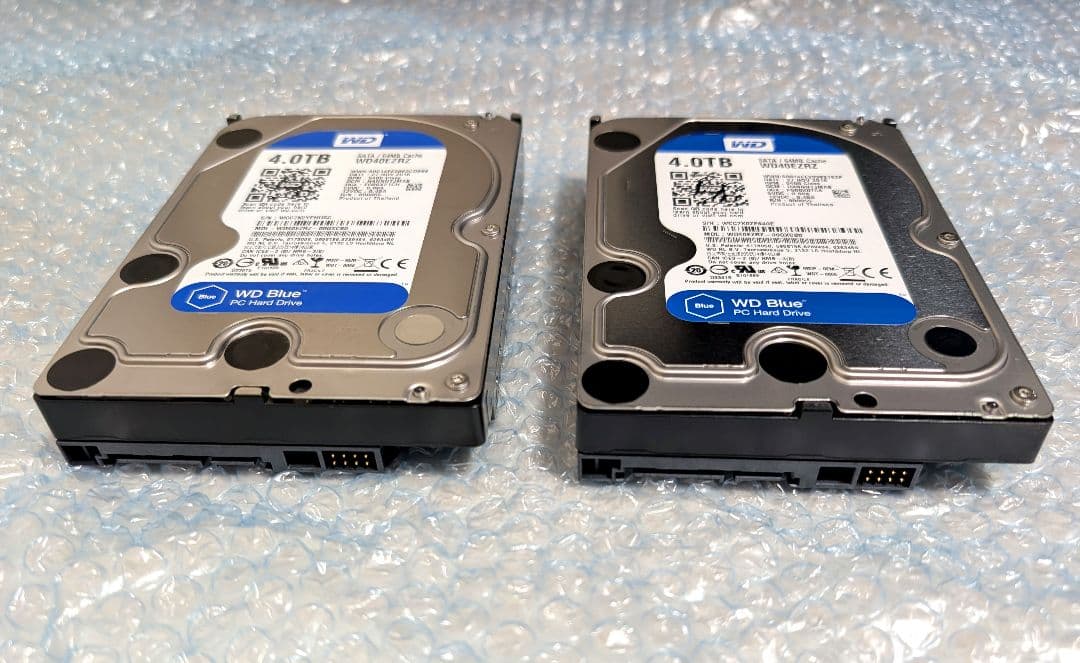 内蔵型ハードディスクドライブ Western Digital WD Blue HDD 8TB (4TBx2)