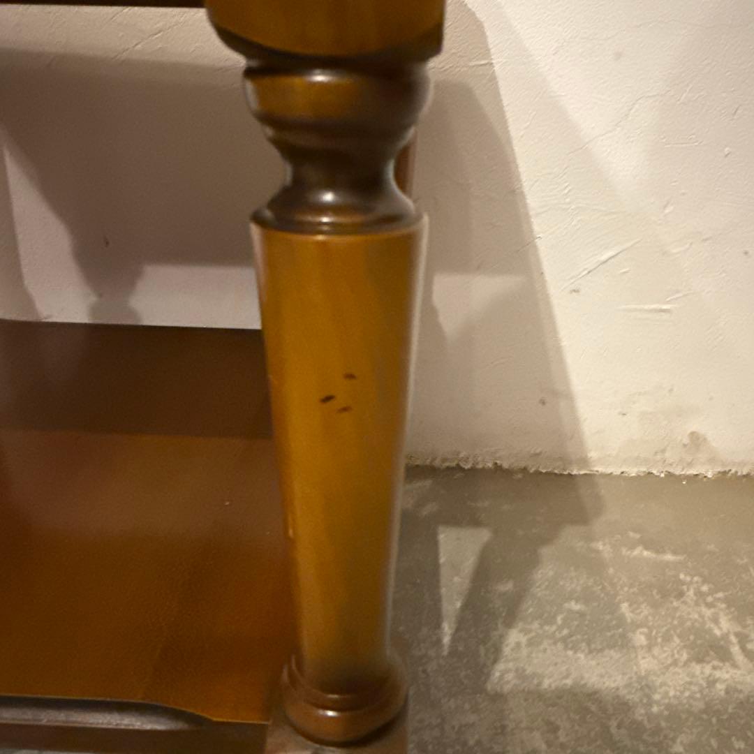 年末年始saleヴィンテージ　木製サイドテーブル　スクエア　2