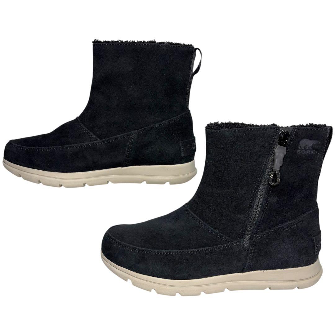 極美品 SOREL ソレル エクスプローラー サイドジップ スノーブーツ