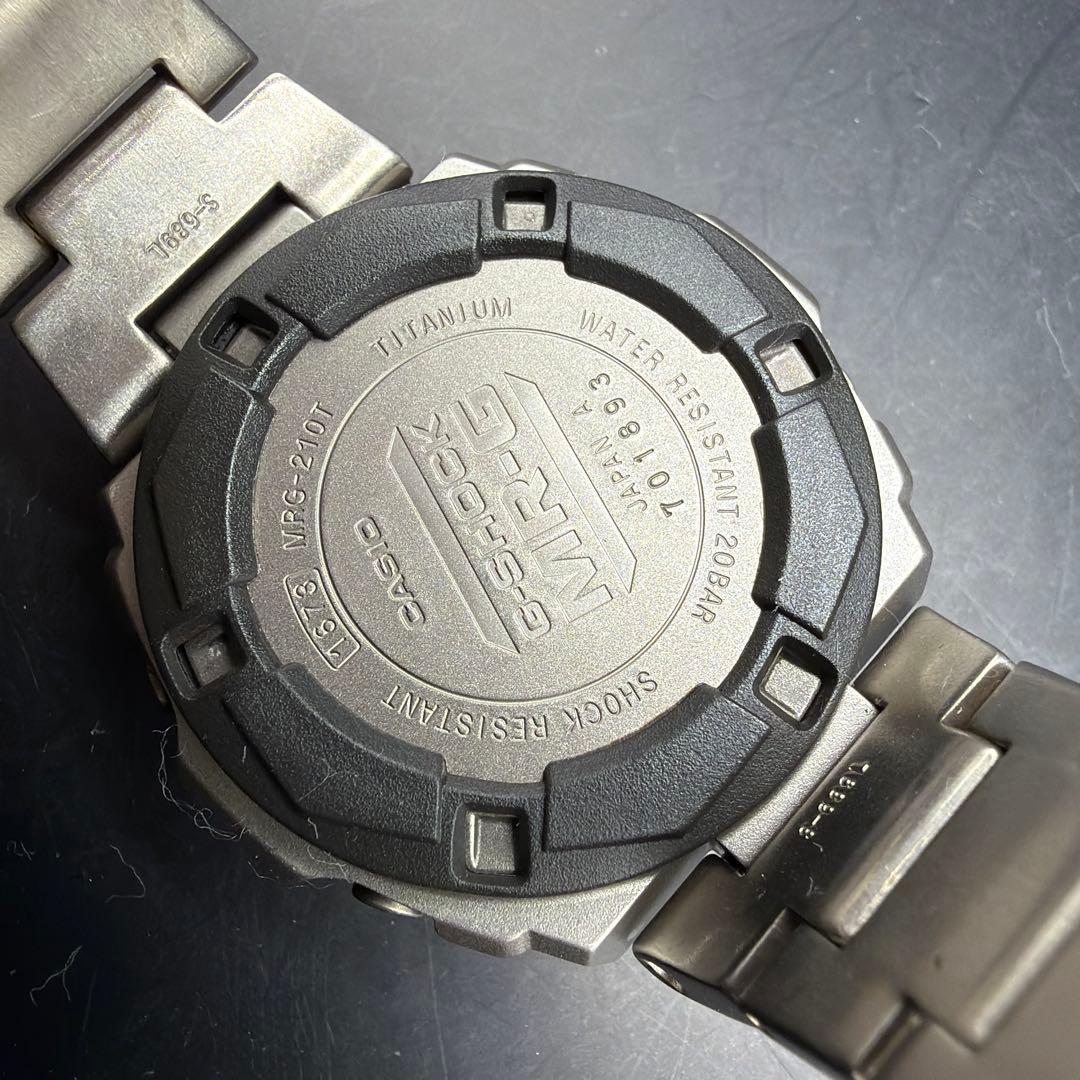 美品✨G-SHOCK MR-G MRG-210T 初代スクエア 整備済