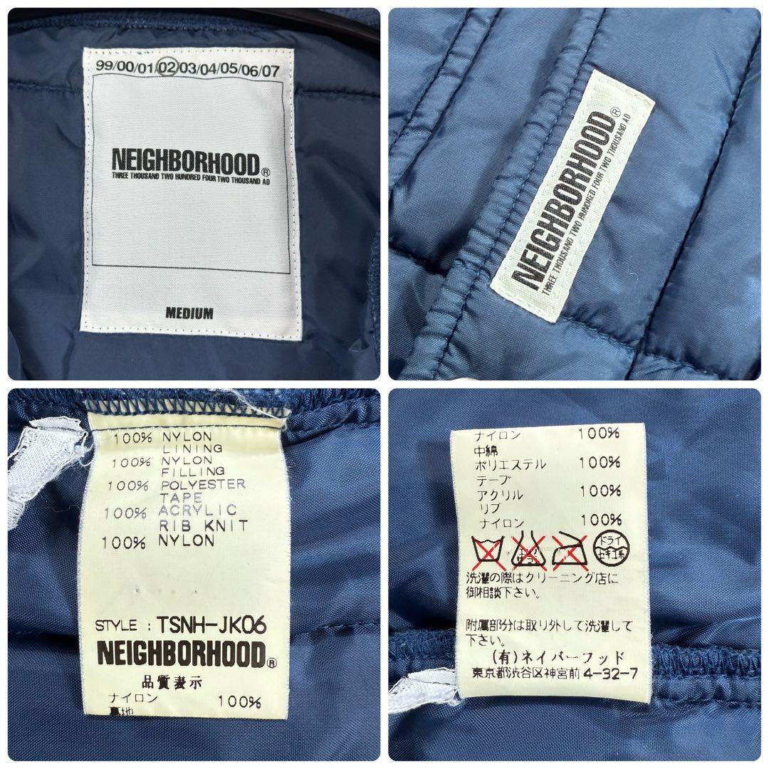 希少00s NEIGHBORHOODナイロン中綿ジャケット裏原wtaps Y2K