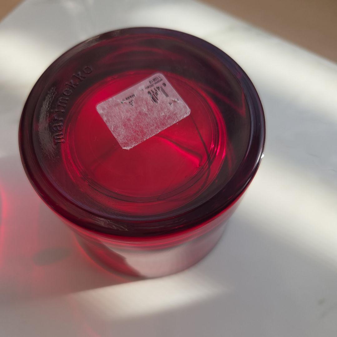  KIVI キャンドルホルダー 大 80㎜ 　レッド