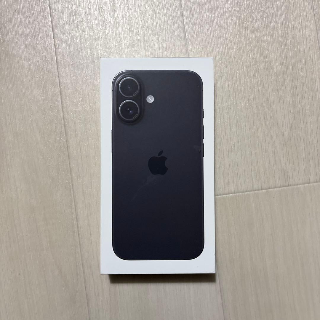 Apple iPhone16 SIMフリー本体 ブラック 128GB+ケース