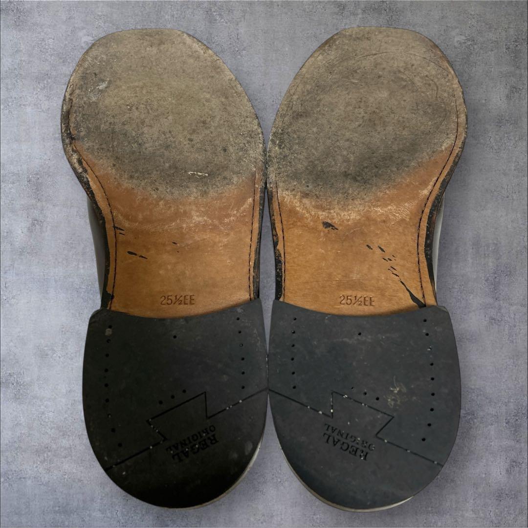 大人気✨リーガル 2112 コードバン プレーントゥ ブラック　ビジネスシューズ