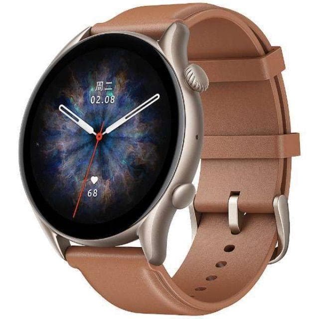Amazfit GTR 3 Pro ブラウンレザー アマズフィット