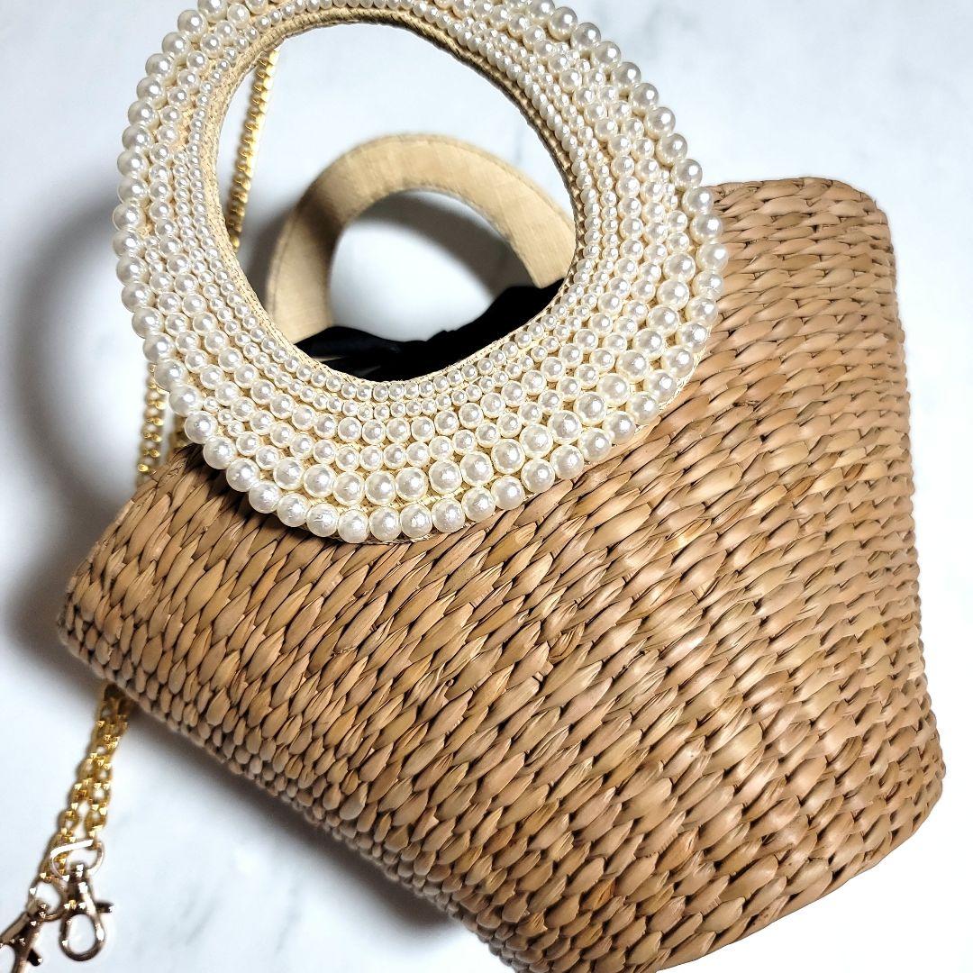 【完売品】ラブティックボンボン・かごバック・Sサイズ