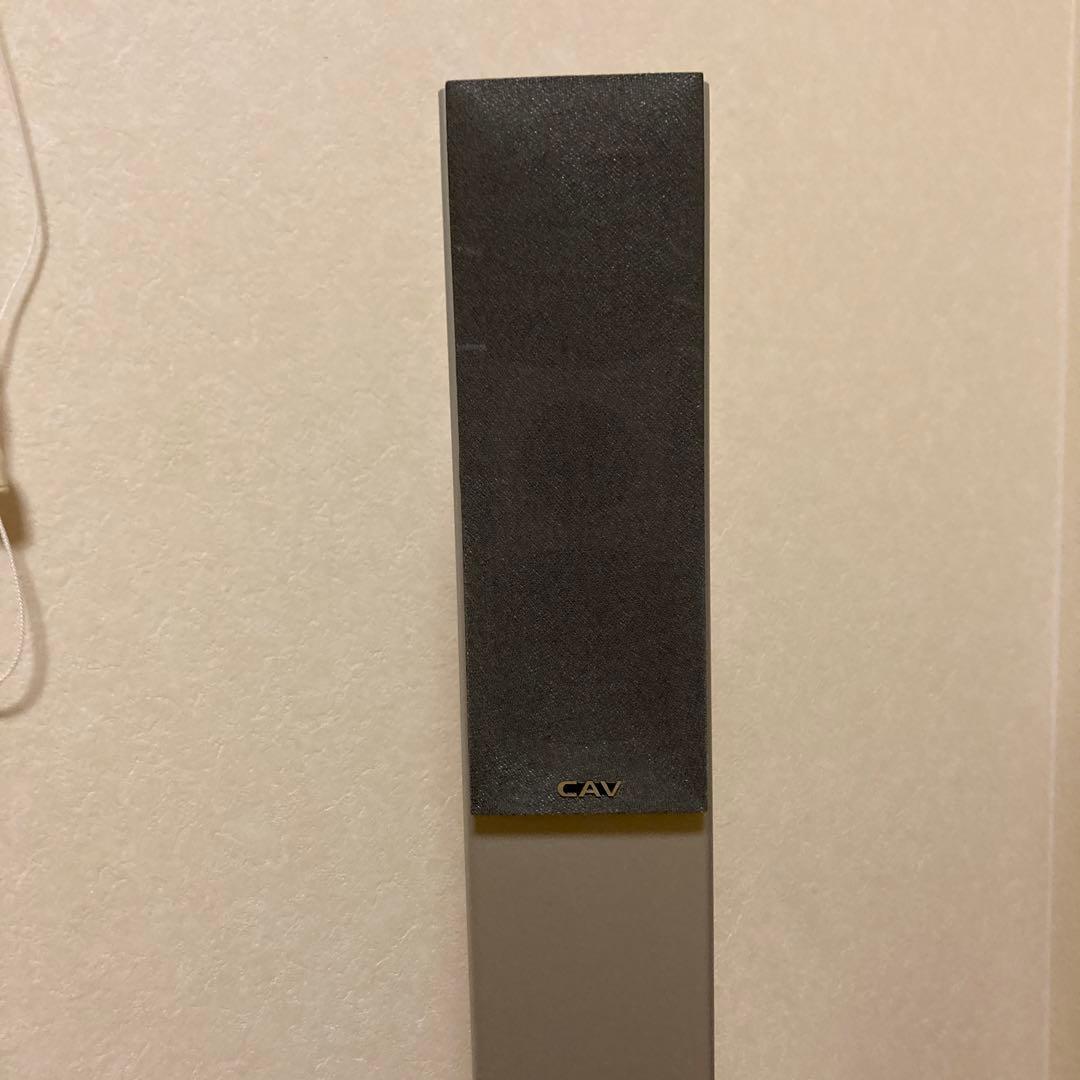 CAV スタンド型スピーカー シルバー