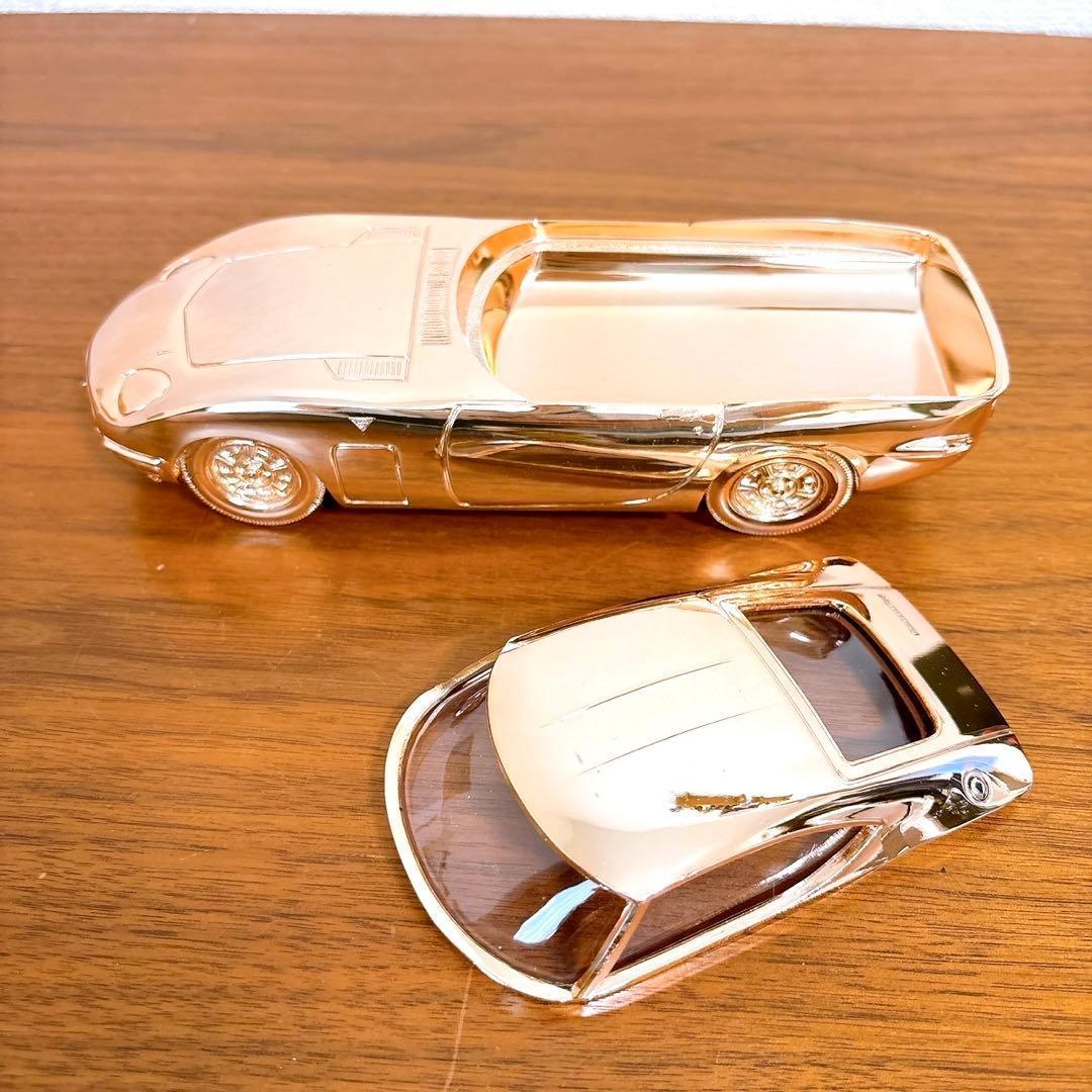 未使用保管品 TOYOTA トヨタ2000GT ミニカー型ケース ピンクゴールド