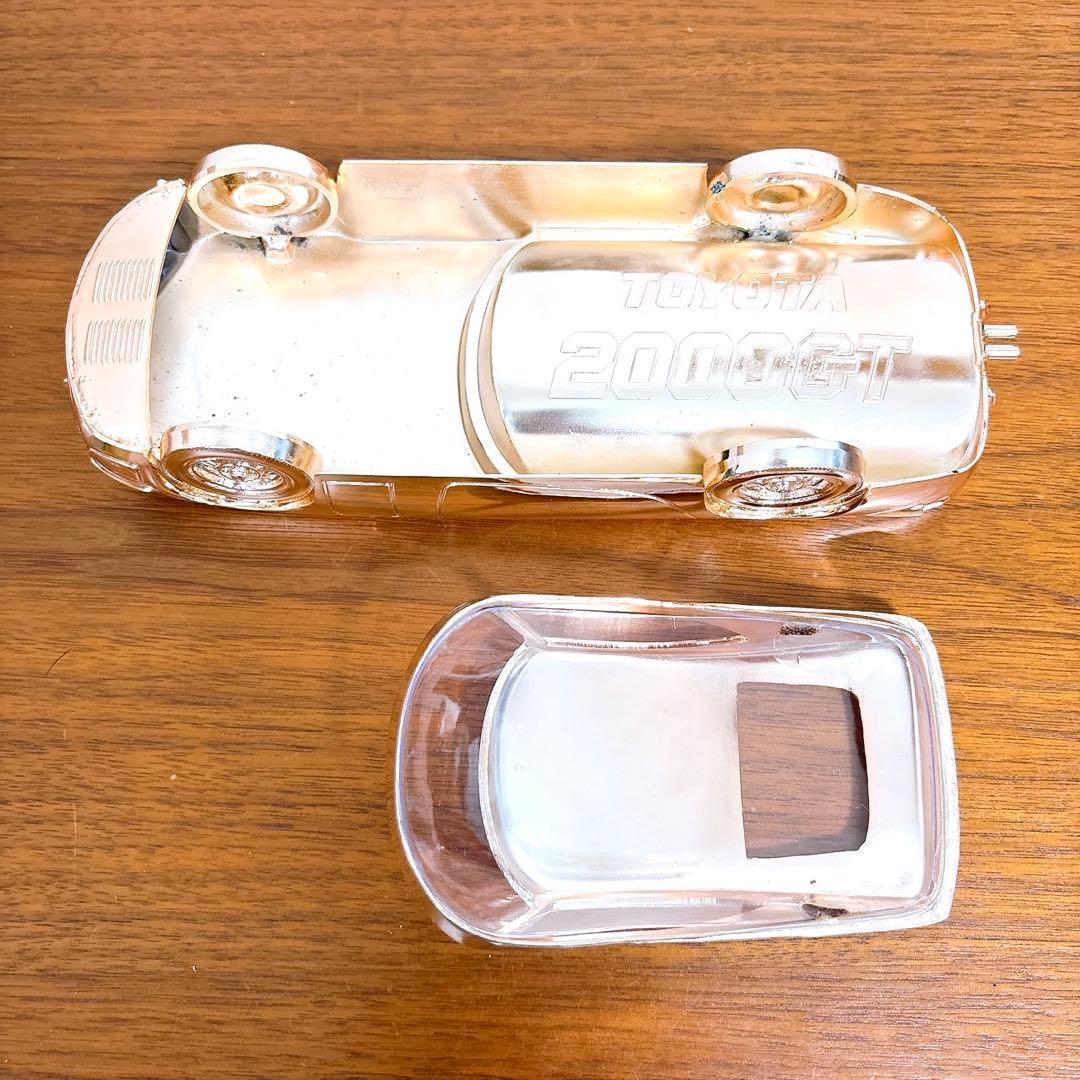 未使用保管品 TOYOTA トヨタ2000GT ミニカー型ケース ピンクゴールド