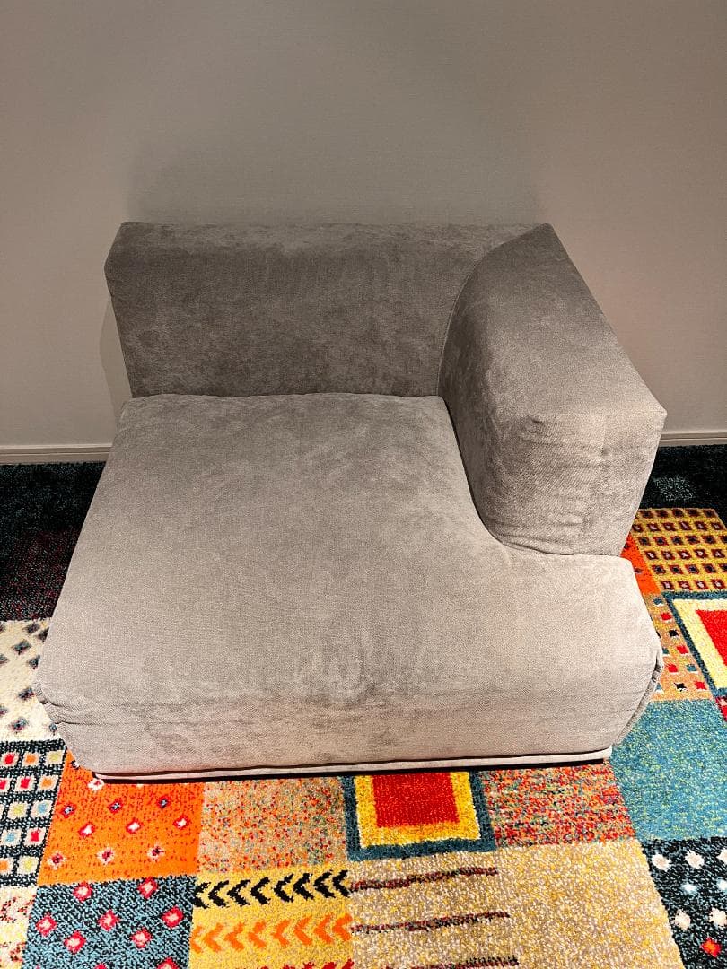 Francfranc メーネソファ アーム 2 L ライトグレー（W815）