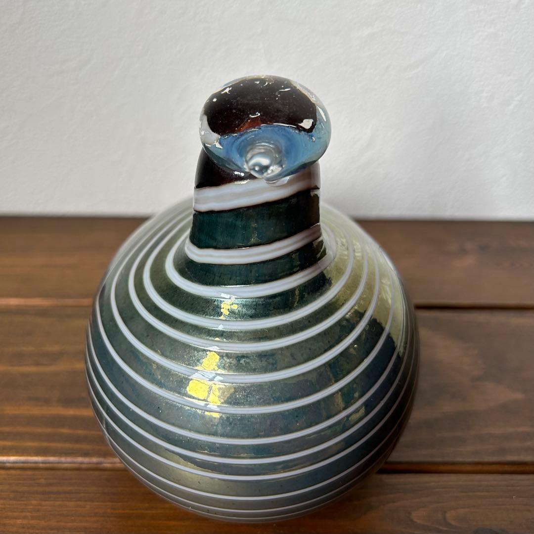 オイバ・トイッカ 長い尾の鳥 ガラスの鳥 オブジェ 置物 1981年　イッタラ