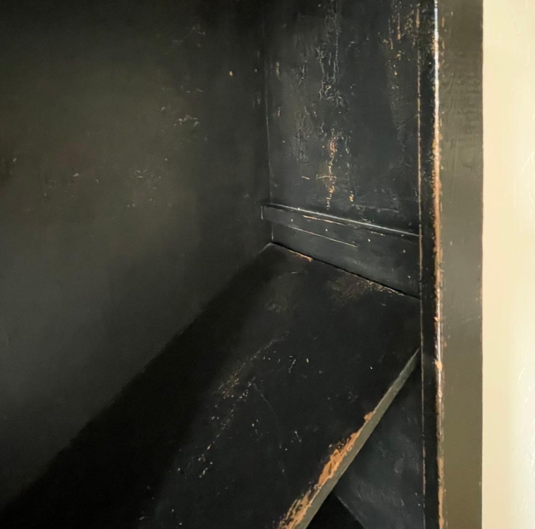 【新春SALE】シェルフ　アンティーク風　シャビー加工(送料込)