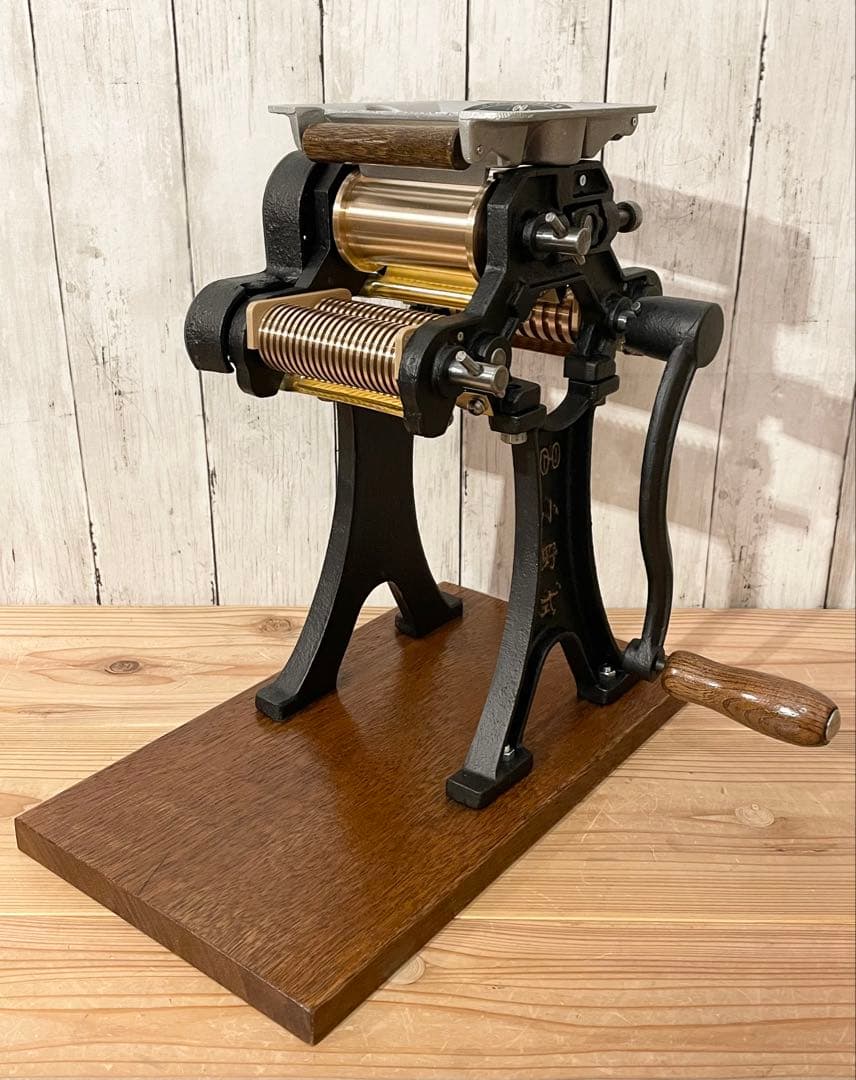 小野式製麺機　両刃 4.2mm＋2.2mm 【2507-04】 説明書コピー付き