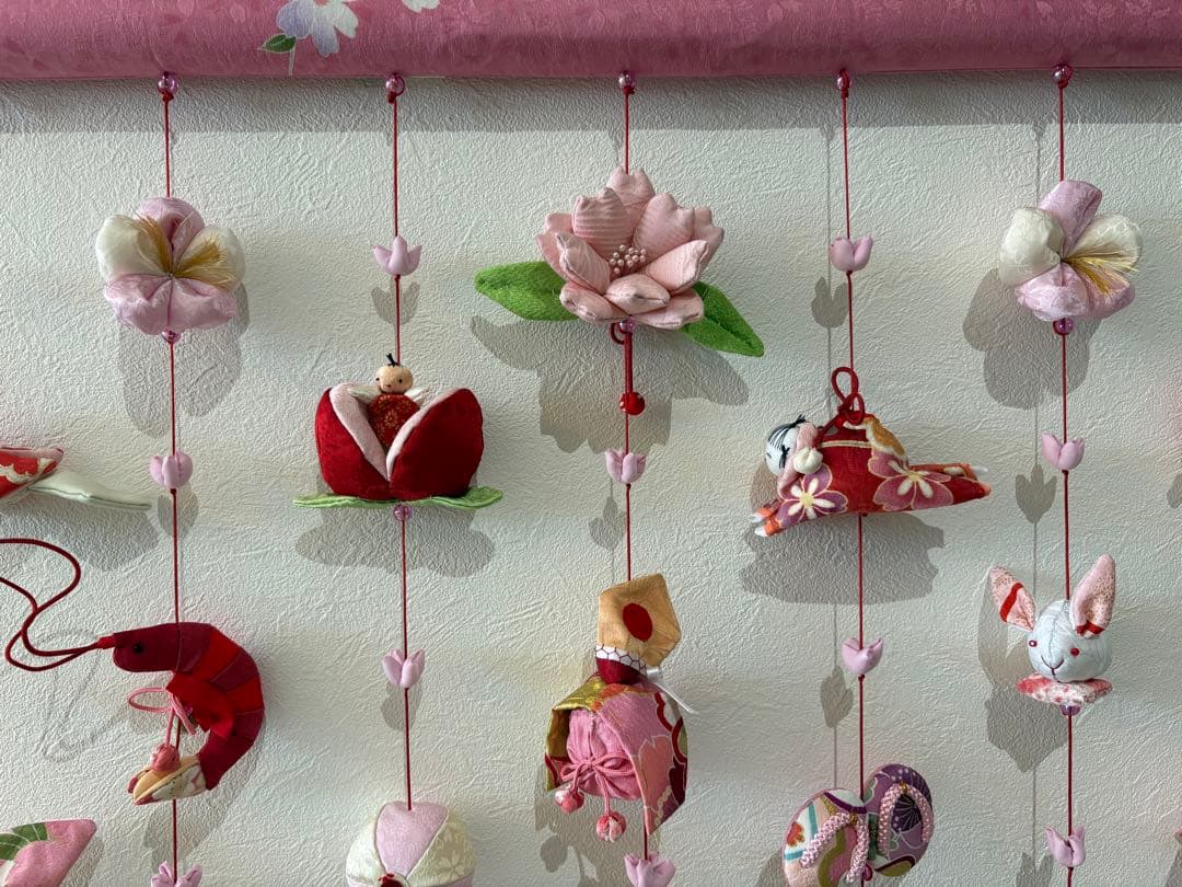 可愛いつるし雛No.169 壁掛けタイプ・ひな祭り・桃の節句・さげもんつるし飾り
