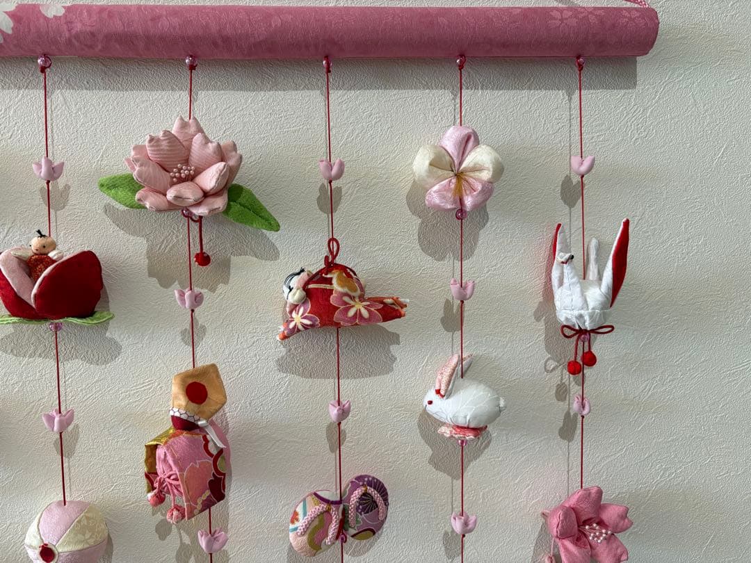 可愛いつるし雛No.169 壁掛けタイプ・ひな祭り・桃の節句・さげもんつるし飾り