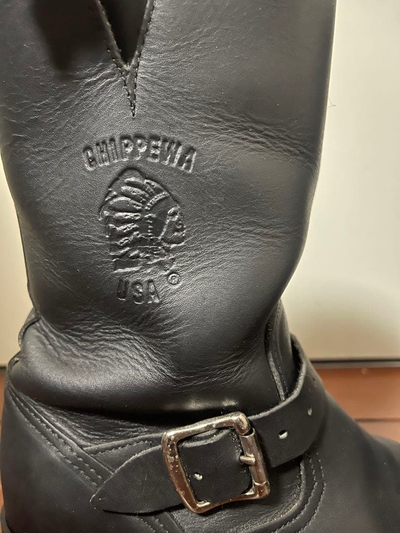 希少Chippewaチペワ エンジニアブーツ 97863 REDWING RRL