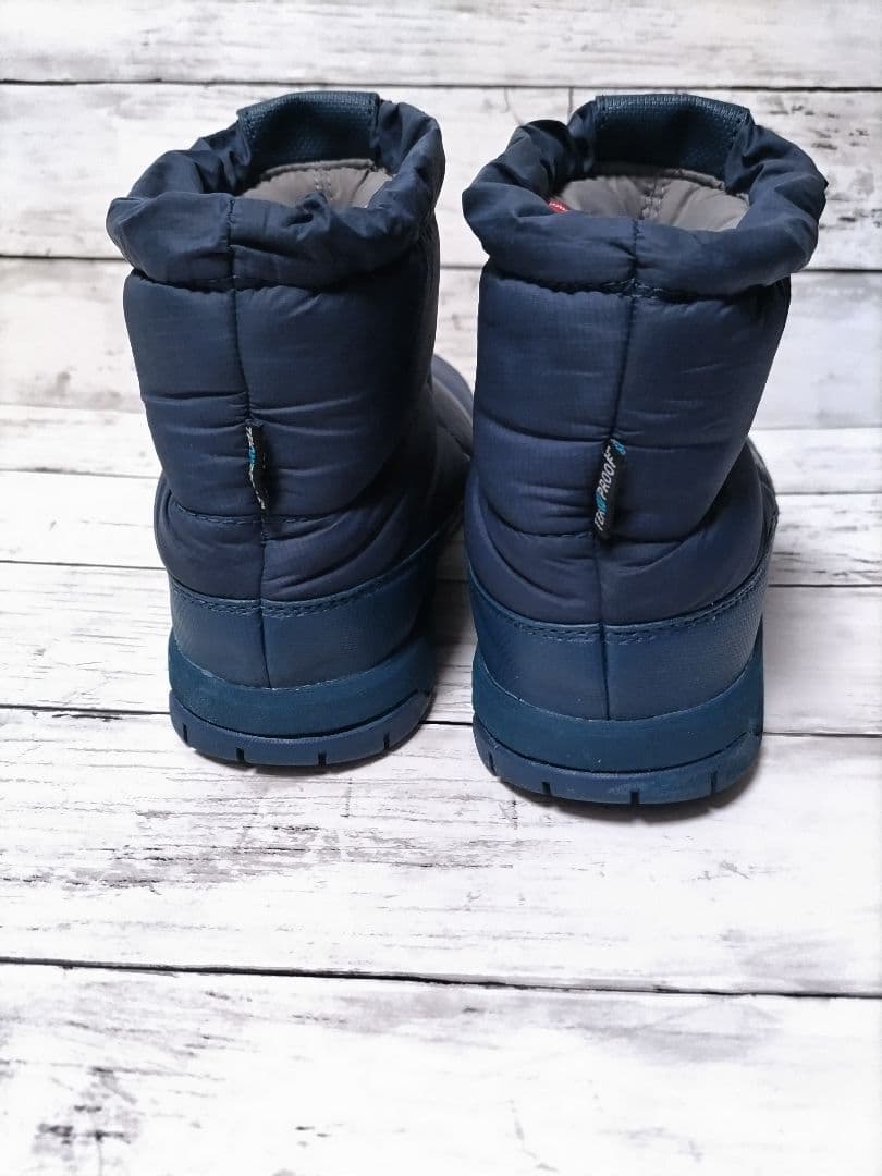 ザノースフェイス ヌプシブーツ　ショートブーツ　ネイビー