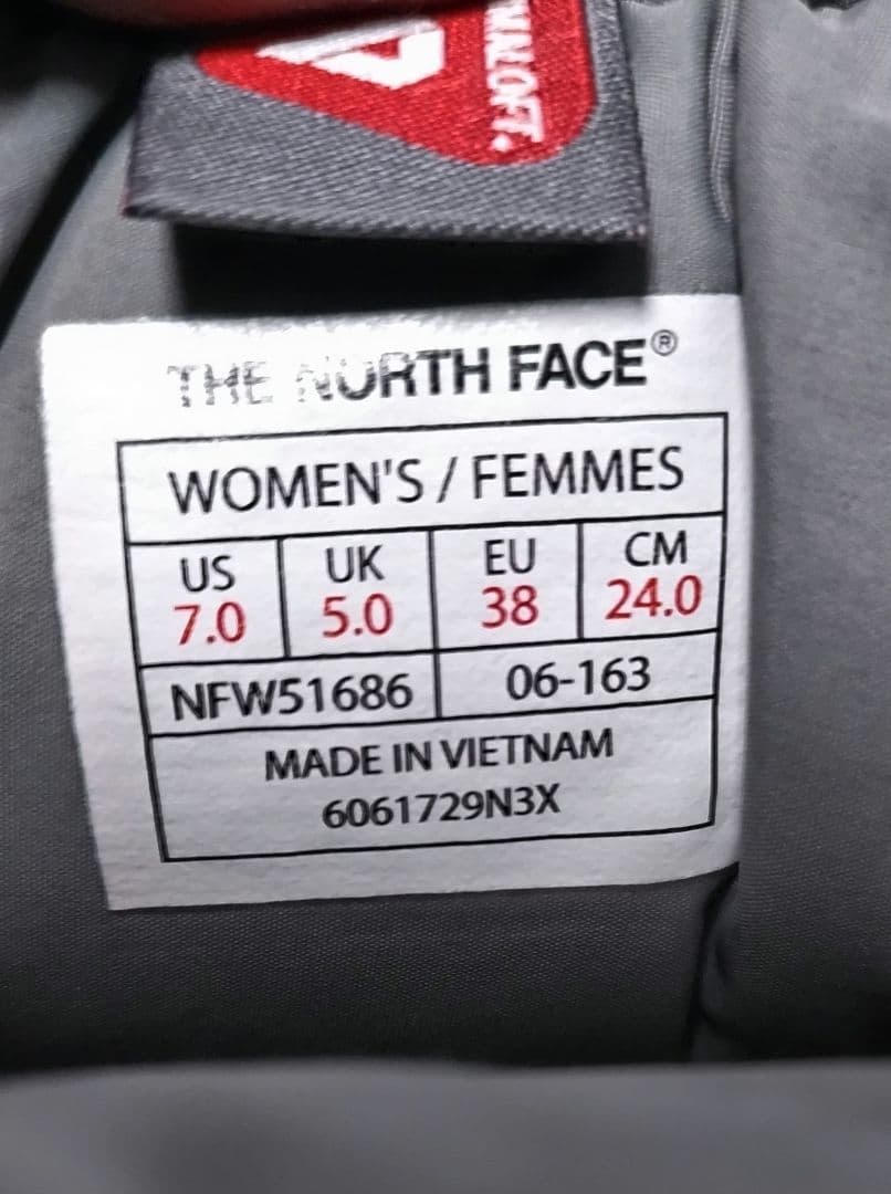 ザノースフェイス ヌプシブーツ　ショートブーツ　ネイビー