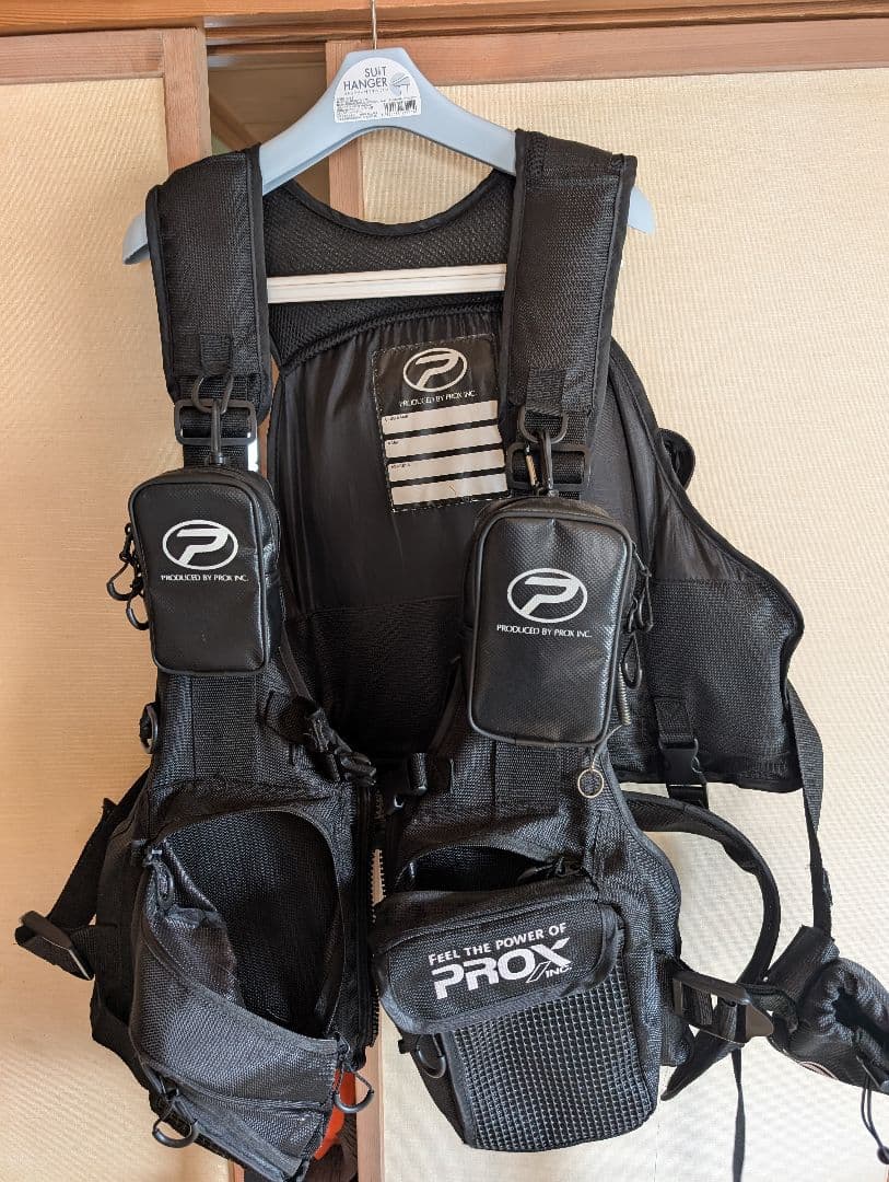 PROX フィッシングベスト ブラック　バッカニア　フローティングベスト　セット