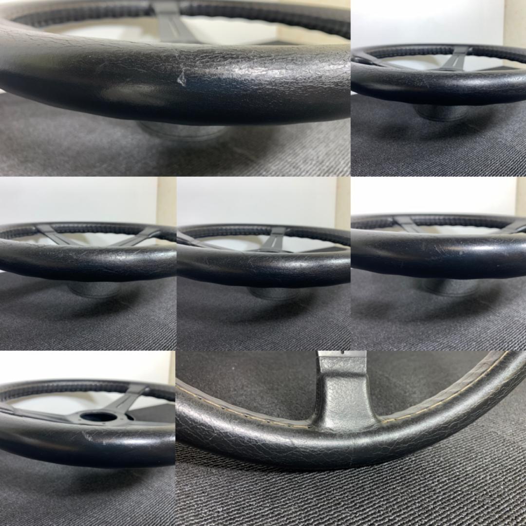 希少 オールド ナルディ クラシック レザーステアリング 新品ホーンボタンネジ付