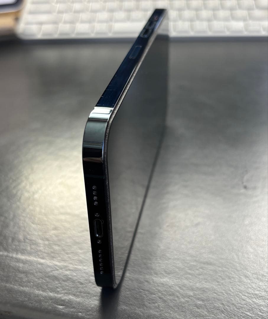 iPhone 12 ProMax 128GB、パシフィックブルー、バッテリ77%