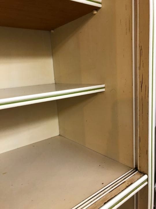 飾り棚 棚 昭和レトロ レトロポップ インテリア 緑 グリーン