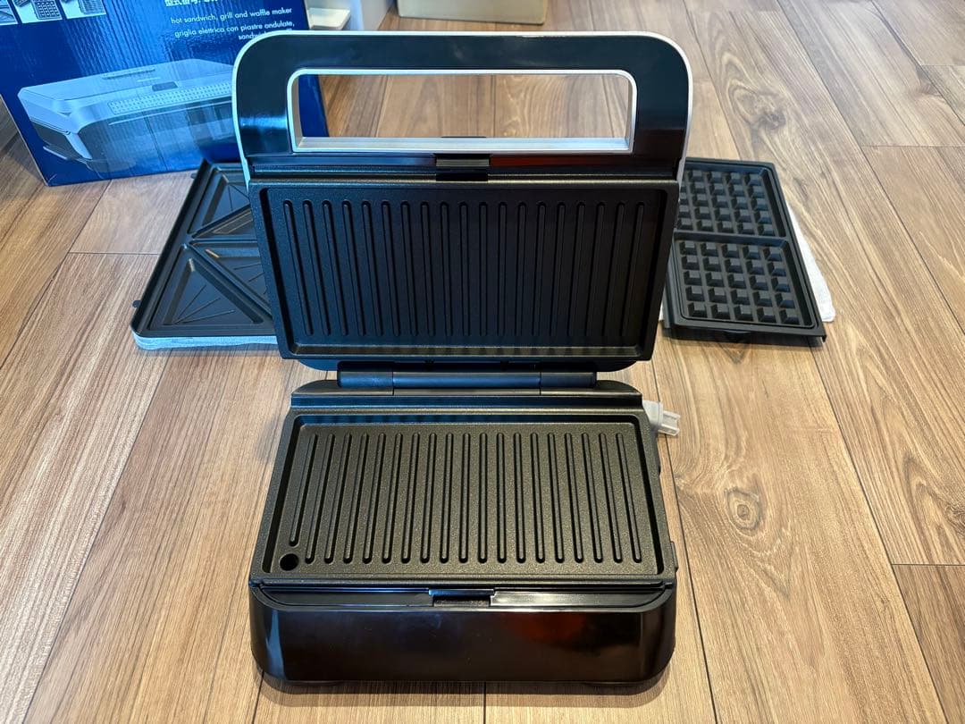 【Morgan】De'Longhi ワッフル・ホットサンドメーカー