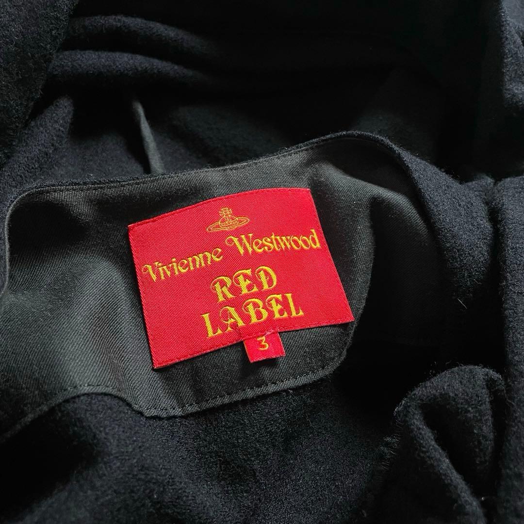 Vivienne Westwood RED LABEL 変形 ウール コート 黒