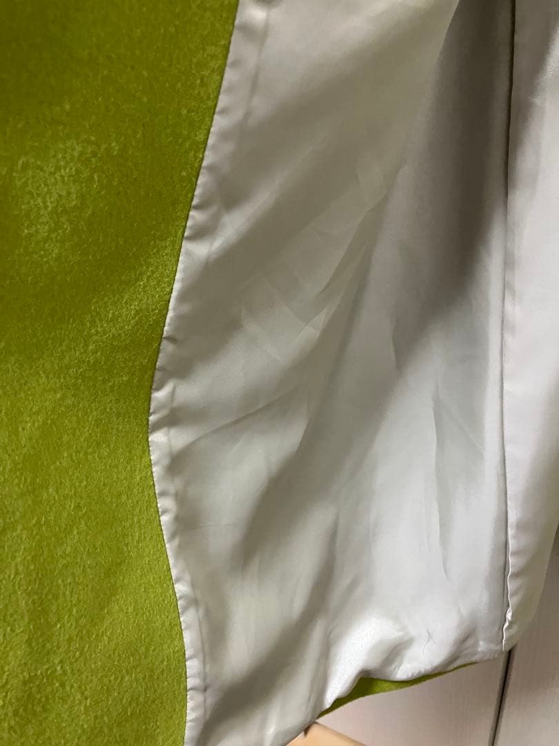 定価47000Spick &span ピスタチオグリーンコートタグ付き高級ウール