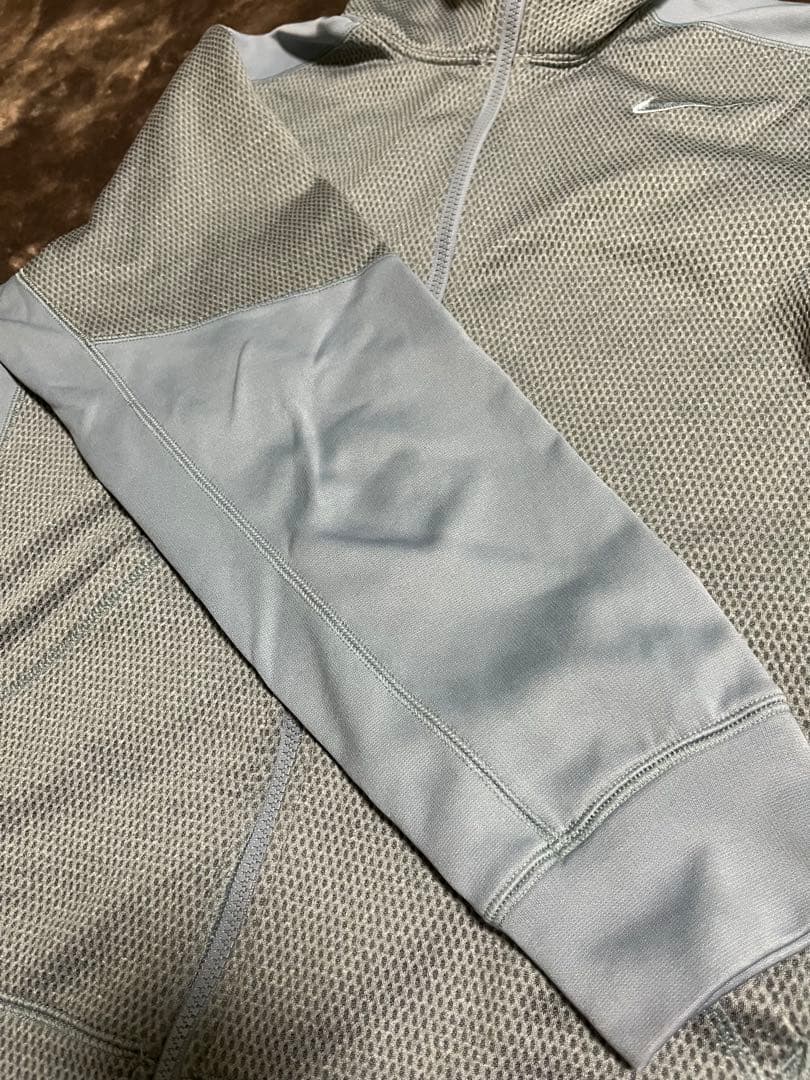 NIKE THERMA FIT ナイキ　セットアップ　グレー　水色　L