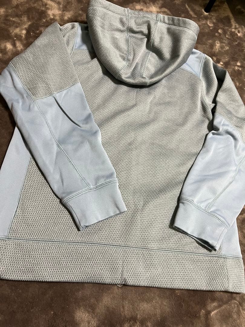 NIKE THERMA FIT ナイキ　セットアップ　グレー　水色　L