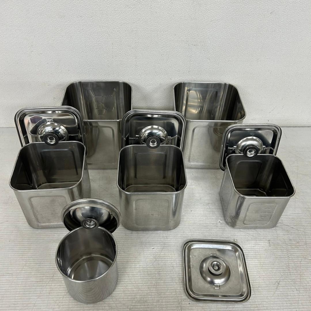 【ユキワ】 角キッチンポット 【仔犬印】 バターポット ６個セット N0615