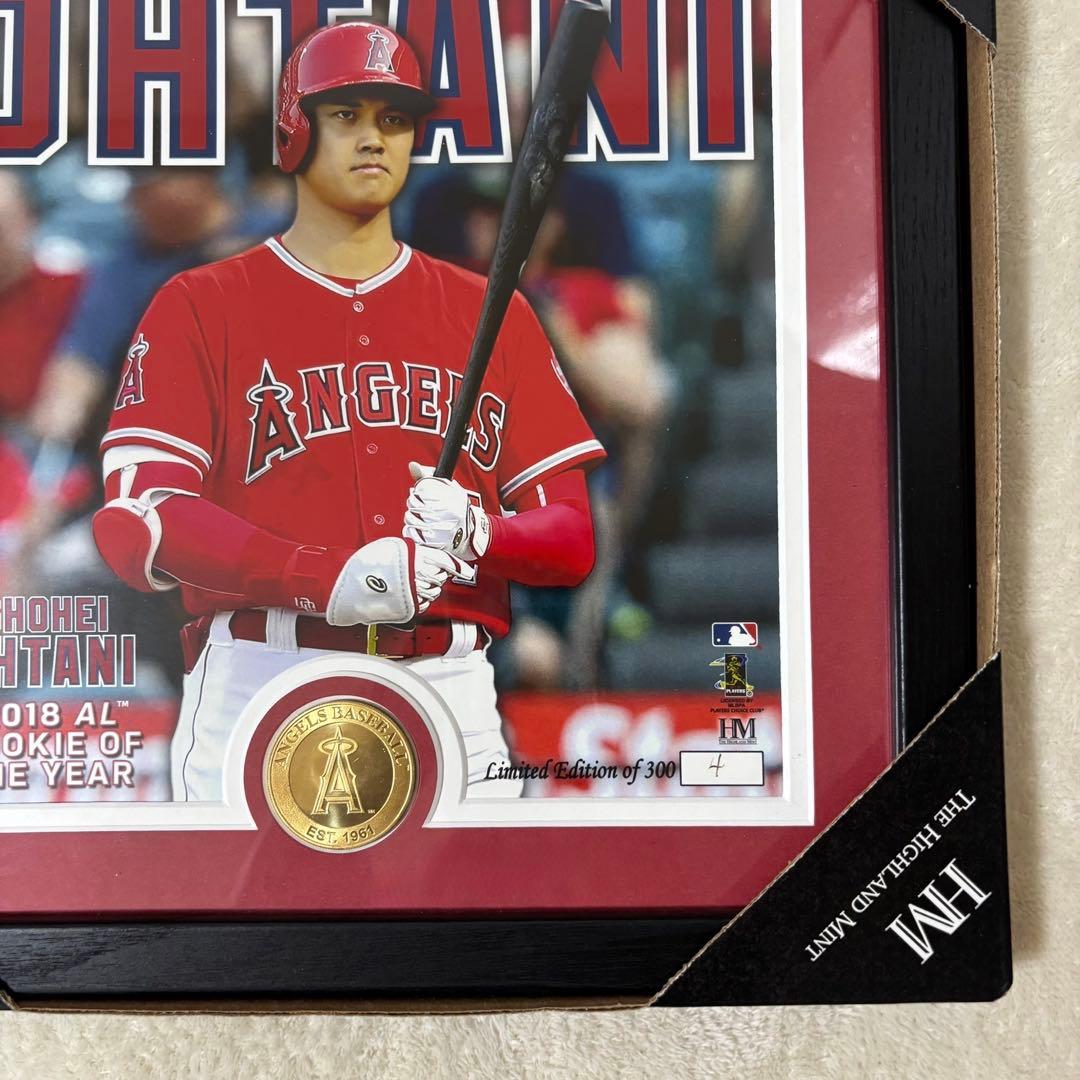 【300個限定】大谷翔平 2018 最優秀新人記念 ブロンズ フォトミント