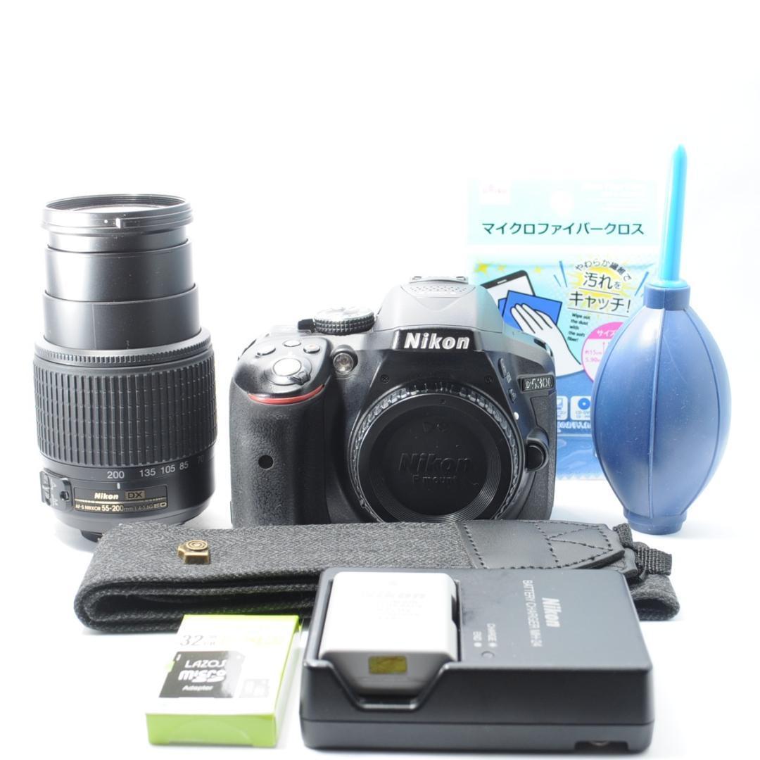 風景に最適な望遠レンズセット❗️Nikon D5300✨Wi-Fiでスマホ転送