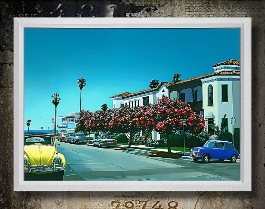 河田久雄・アート【A4サイズ写真ポスターフレーム付き14点セット】ポスター