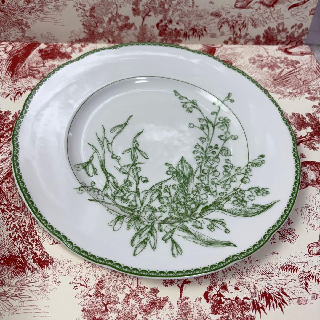 DIOR ディオール Lily of the Valley デザートプレート