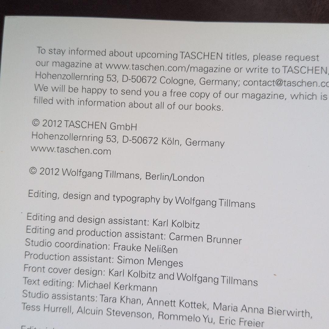 Wolfgang Tillmans 2冊