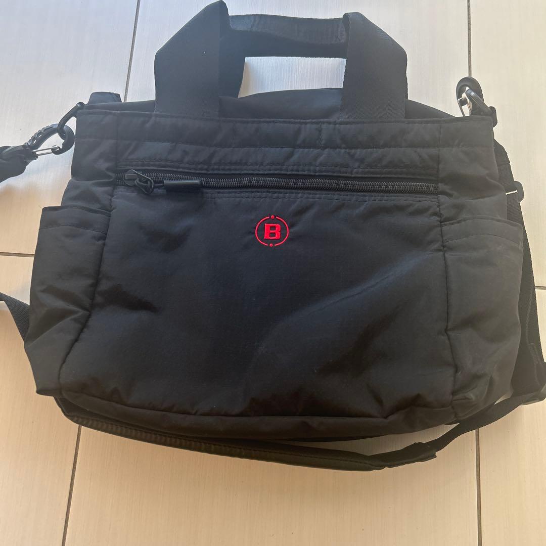 BRIEFING ブラック ミニバッグ