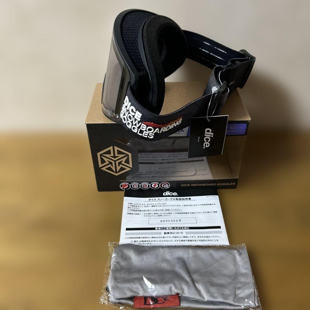 たこDICEゴーグルSHOWDOWNモデルMBKカラー新品未使用
